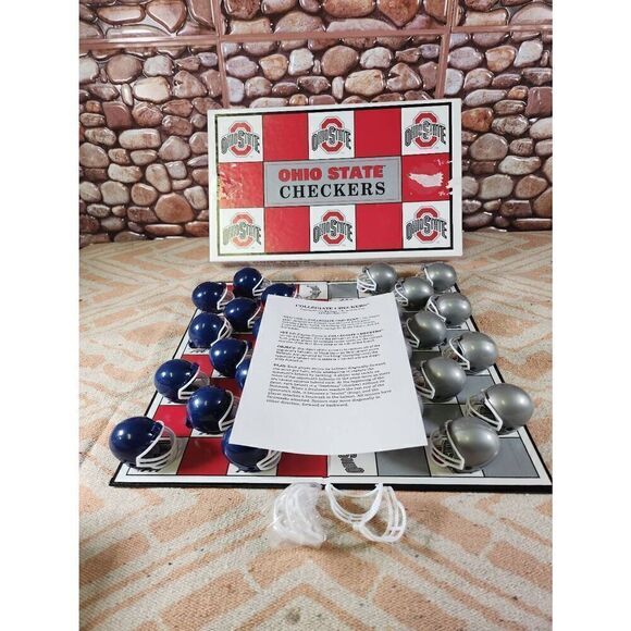Vintage Ohio State College Checkers Classic Rival Edition USA Made! #A93 - Picture 9 of 9